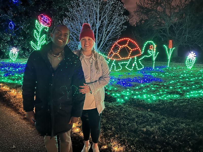 Christmas Lights at the Botanical Garden