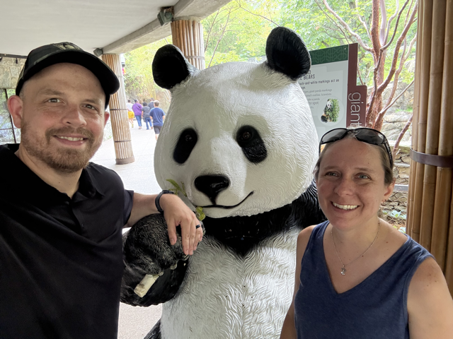Visiting the Panda Exhibit at the National Zoo