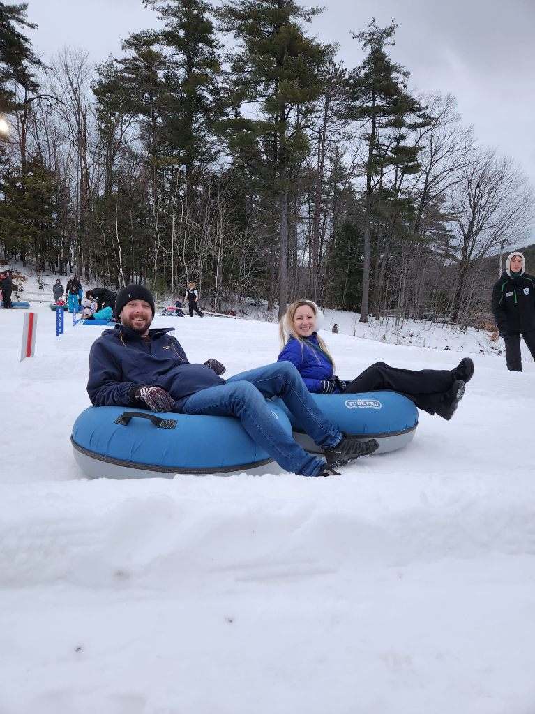 Snow Tubing at a Local Mountain