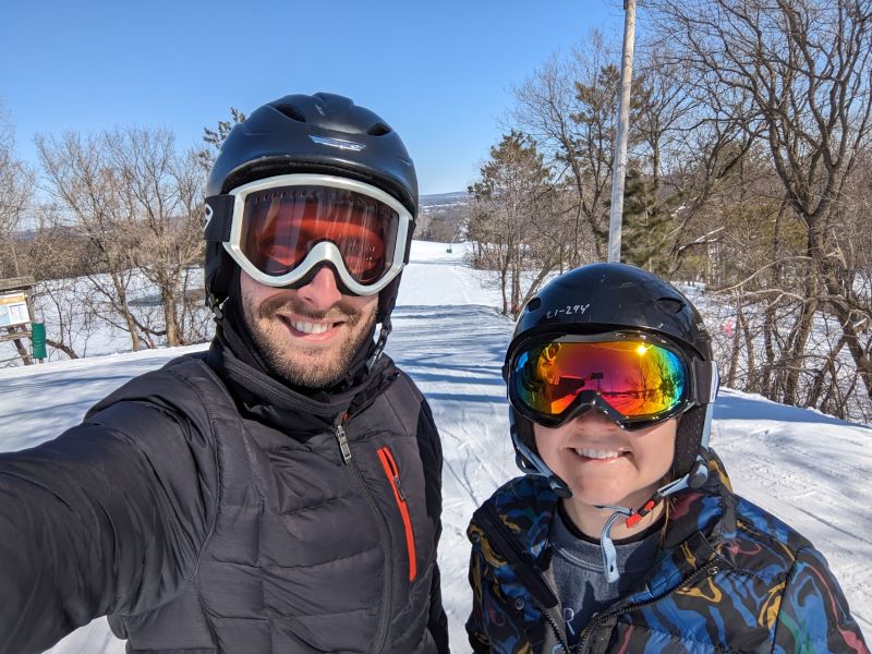 Skiing