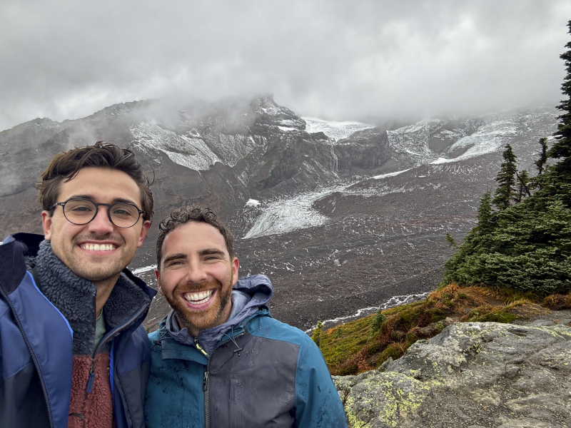 Glaciers in Mt. Rainier National Park