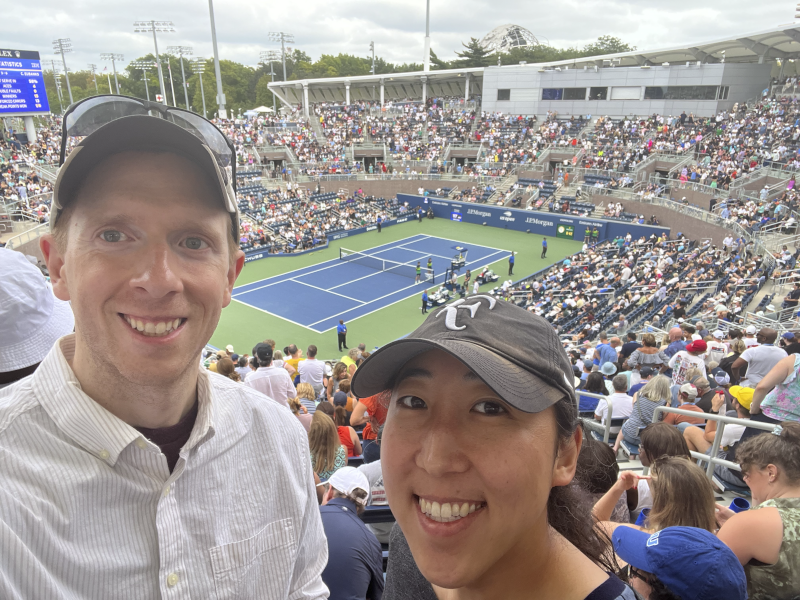Watching Tennis at the US Open