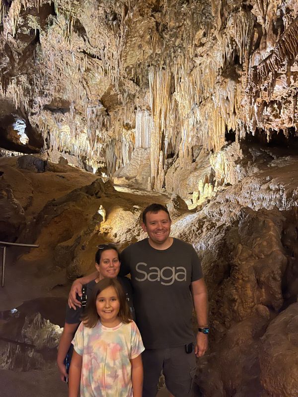 Exploring Lurray Caverns