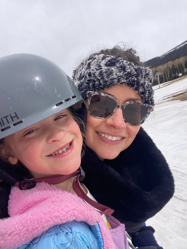 Skiing Together