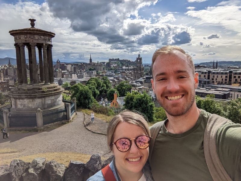 Visiting Edinburg, Scotland