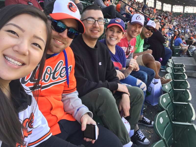 Orioles Game with Friends