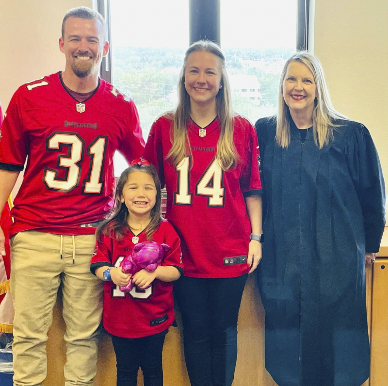 Maggie's Adoption Day
