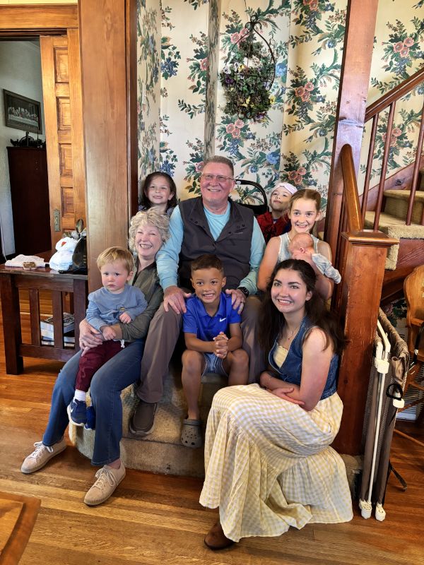 Elizabeth's Parents with their Grandchildren