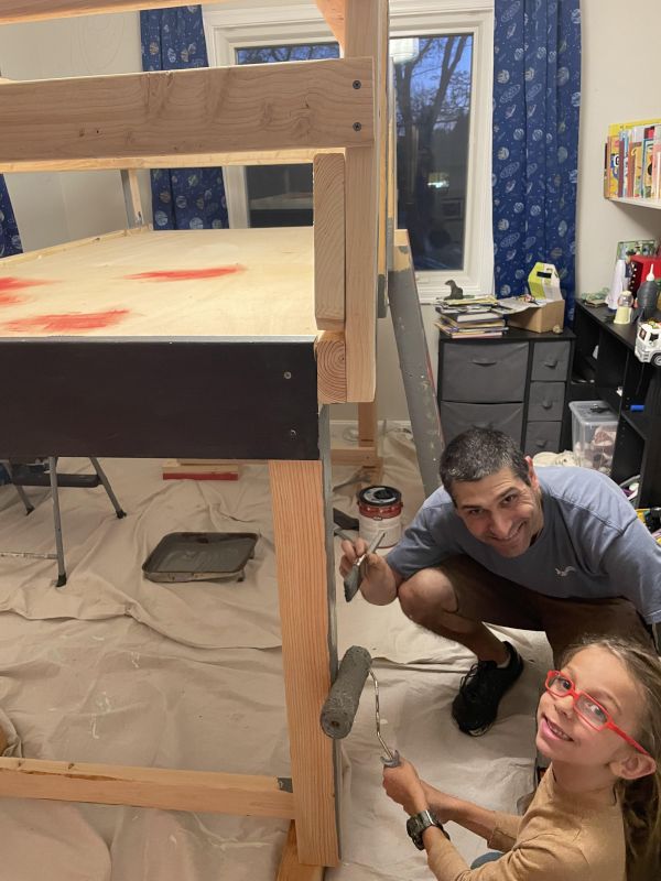 Building a Bunkbed with Miles